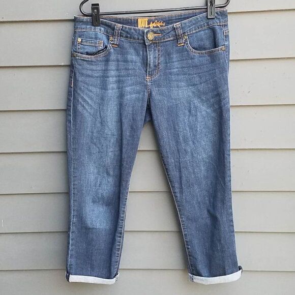 Kut from the Kloth Catherine Boyfriend  Cropped Jeans Size 8 - Picture 1 of 11